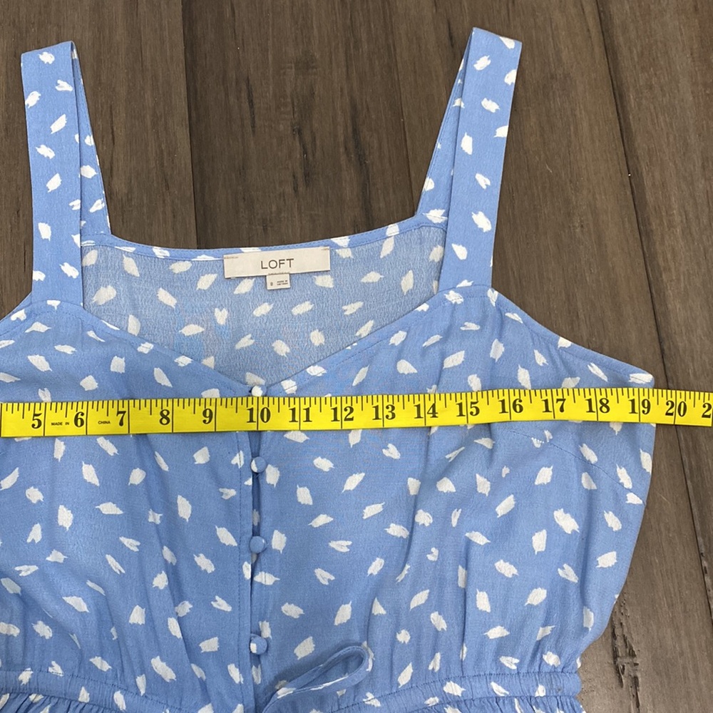 Loft light blue dress midi - Picture 8 of 9